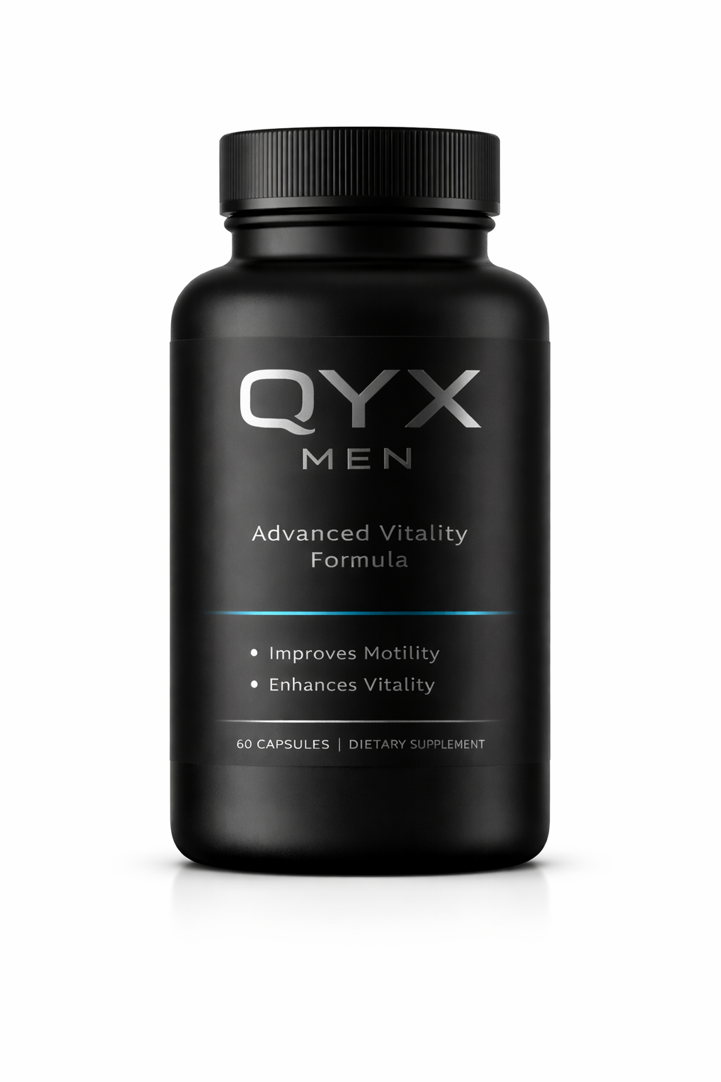 QYX MEN Advanced Vitality Formula – Male Energy &amp; Fertility Support (60 Capsules)